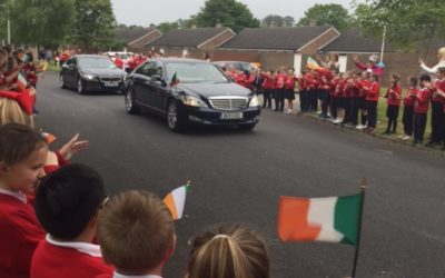 Uachtarán na hÉireann visits Shanganagh Park House